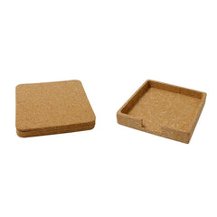 TEREVI Cork Coaster Set of 4 with Custom Logo