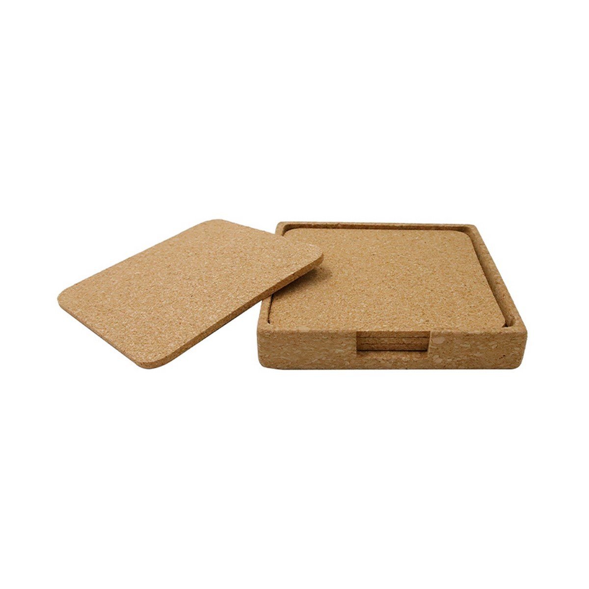 TEREVI Cork Coaster Set of 4 with Custom Logo